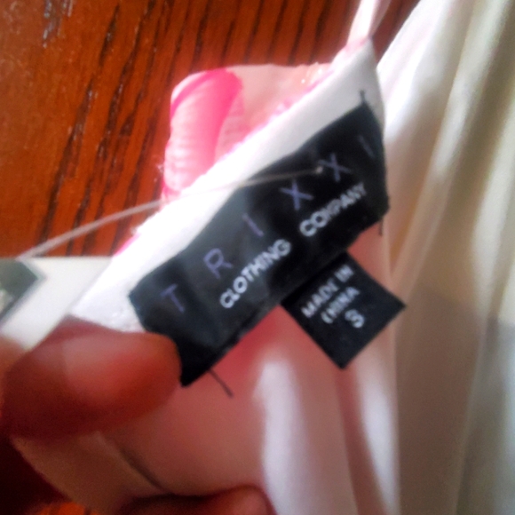 TRIXXI CLOTHING COMPANY SIZE 3 JUNIOR FLORAL FLITTER DRESS - Picture 4 of 16